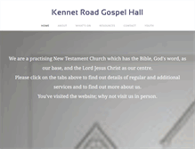 Tablet Screenshot of kennetgospelhall.org